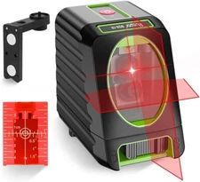 Huepar Self-Leveling Laser Level 150ft Outdoor Cross Line Laser BOX-1R