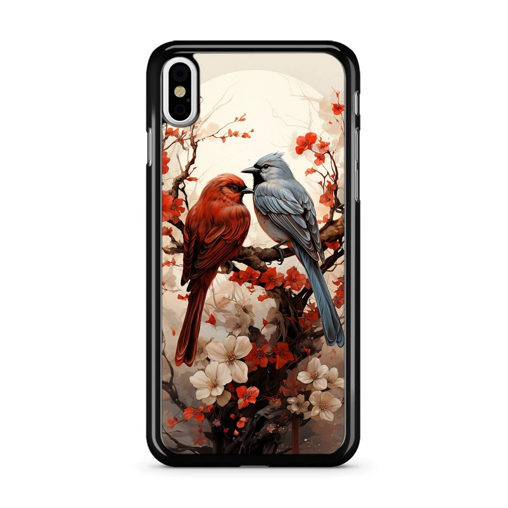 Phone Case Bird Red snow branch For Google Motorola Moto Apple iPhone