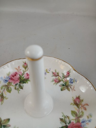 Royal Albert Moss Rose Ringhalter Bone China 1. Qualität British Vintage - Bild 4 von 8
