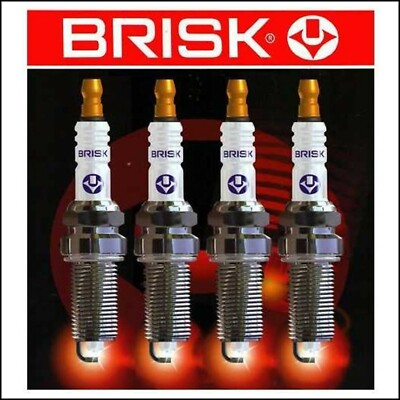 4 Kerzen BRISK Kompatibel Für VW Passat 5 1.6 FSI 85KW Motor ( Blf )