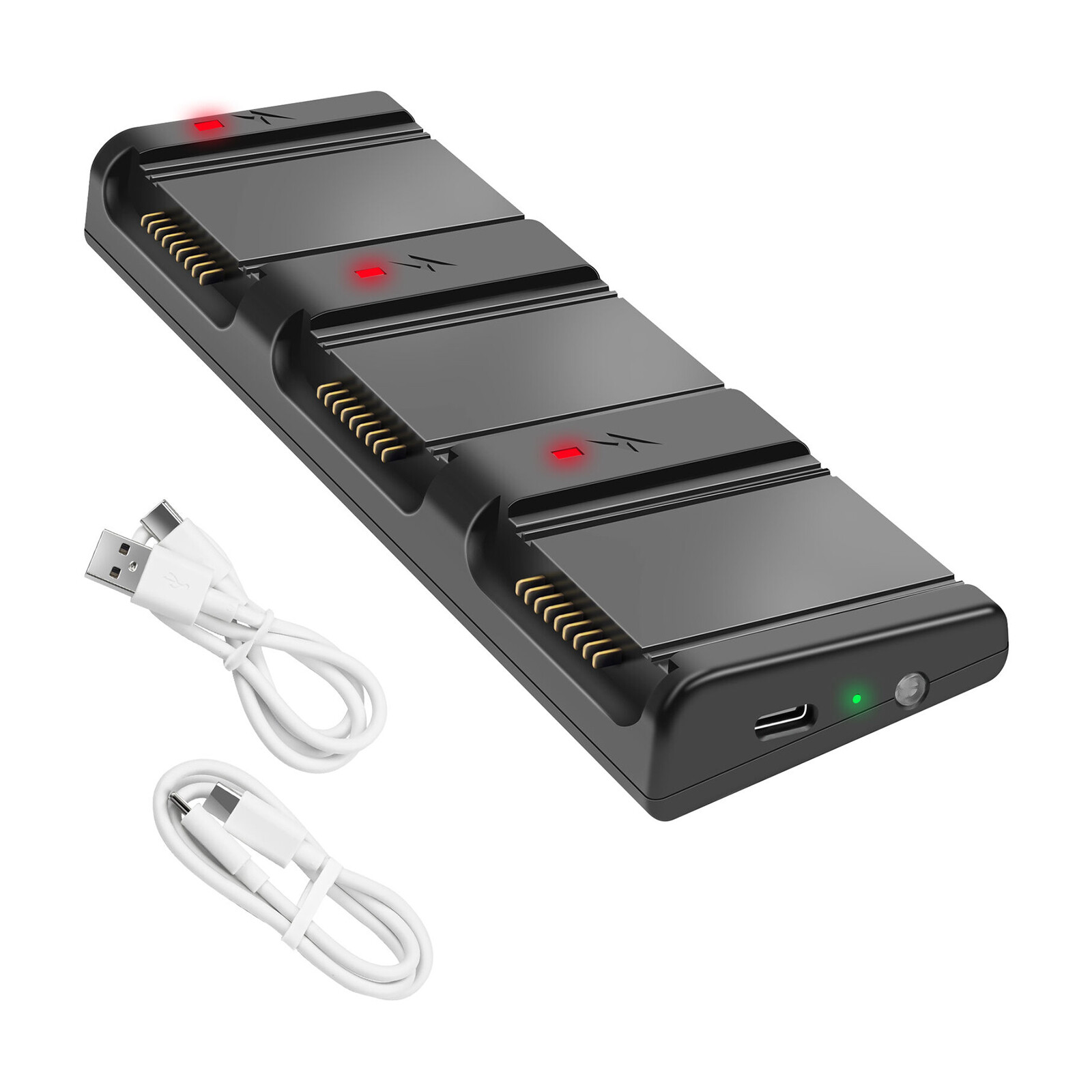 3-Way Fast USB Charging Hub for DJI Air 3 Drone Batteries