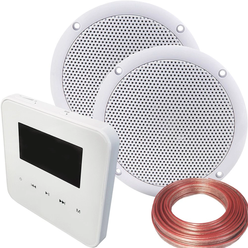 Wall Mounted Micro Bluetooth Amplifier Ceiling Speaker Kit, 58 OFF