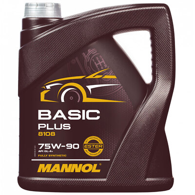4 Liter MANNOL Basic Plus 75W-90 API GL 4+ Getriebeöl 75W90 Öl Schaltgetriebe