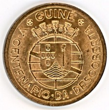 Guinea-Bissau - 1946 50 ctvs KM 6 in CH BU reverse scratch