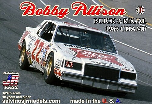 Salvinos Bobby Allison #22 1983 Buick Regal Champion - Plastic Model Race Car