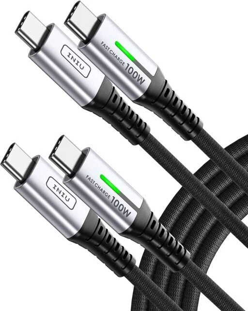 VAORLO Original 3 IN 1 Fast Charging Cable 1.2M 100W Type-C Data Transmission Li - Image 1 of 1