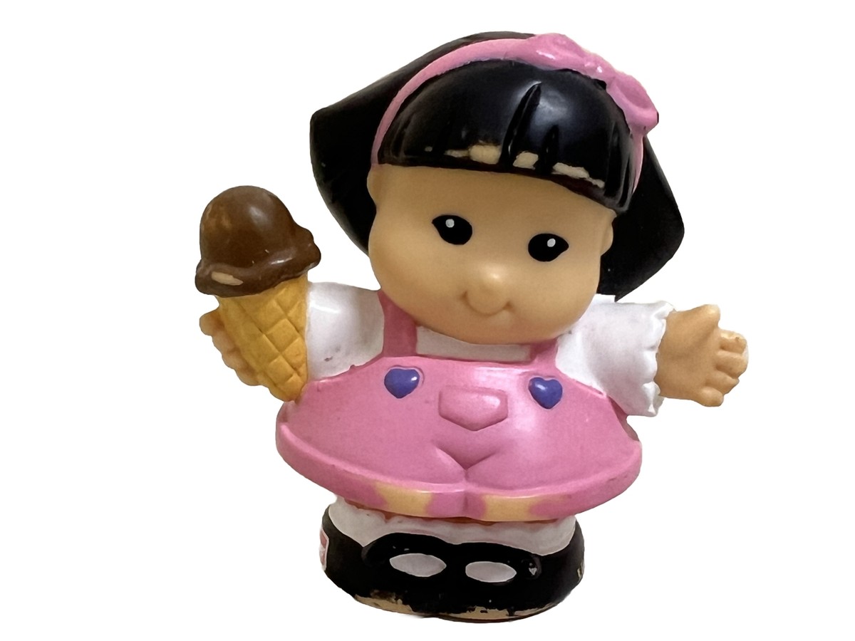 Fisher Price Little People Sonya Lee Asian Girl with Ice Cream