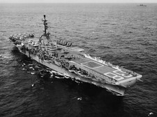 USS Shangri-La CVA-38 Carrier 1956 PÓSTER FOTO IMPRESIÓN BANNER 14648