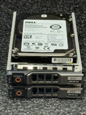 Lot of 2 Dell PGHJG ST300MM0006 300GB 10K RPM 64MB 6Gb/s SFF SAS 2.5" HDD
