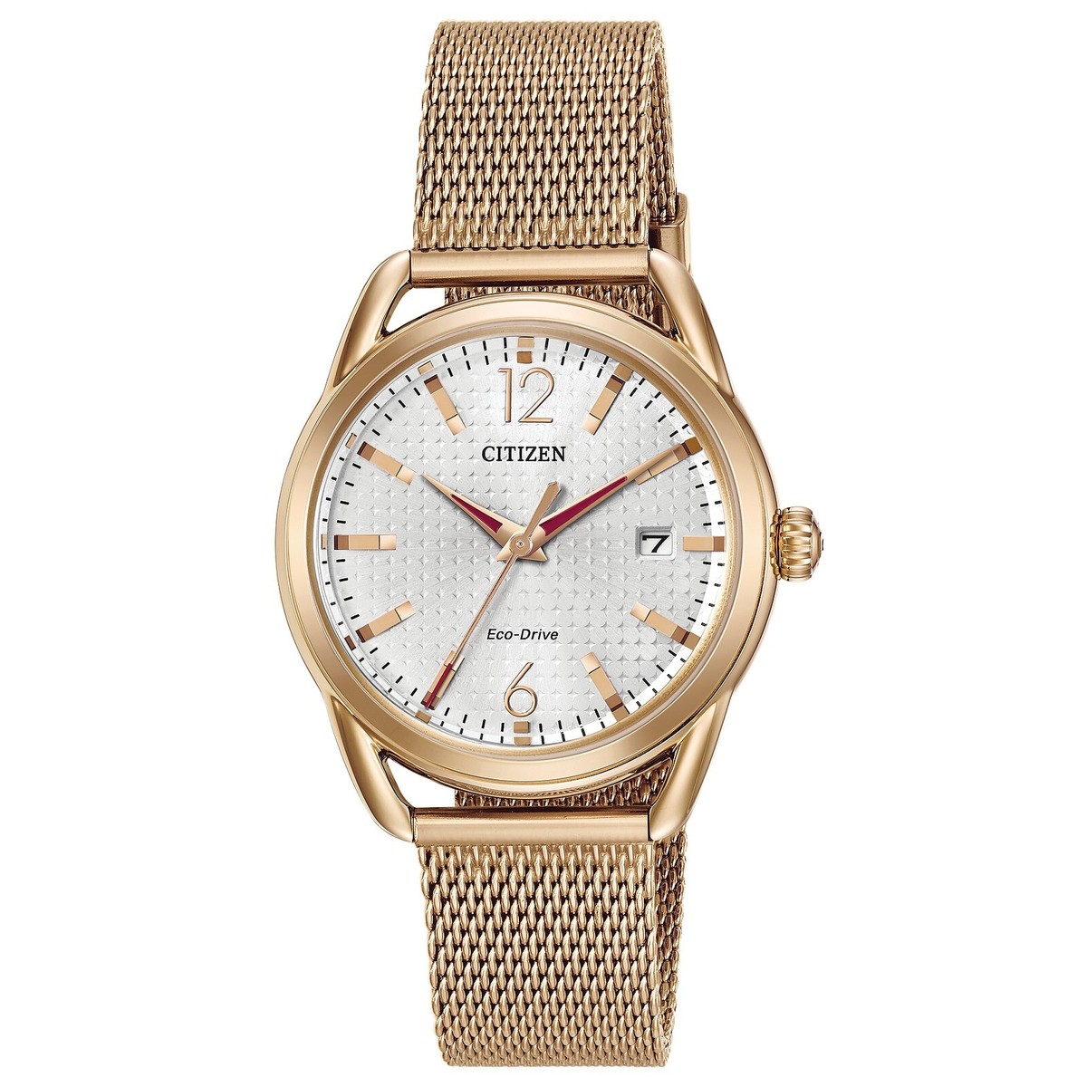 Citizen Ladies Eco-Drive LTR FE6083-72A Rose Gold-Tone Steel 
