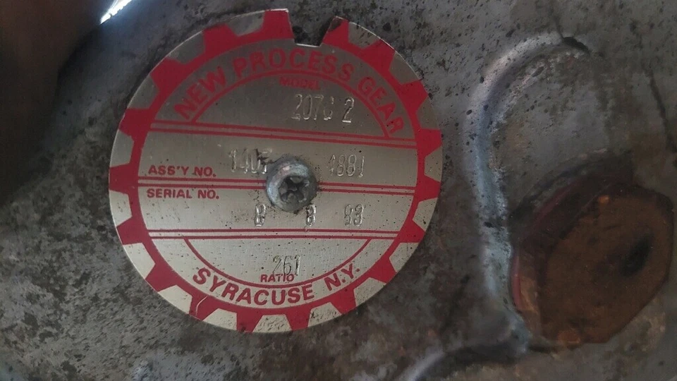 Chevrolet S10 Blazer Jimmy S15 1983-1988 caja de transferencia de transmisión manual 2,8 Foto 4 de 4