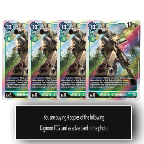 AncientTroymon - BT6-054 R - Digimon TCG Card - Green- Playset - Picture 1 of 1