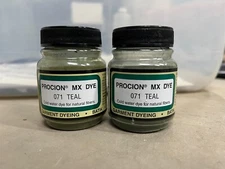 Jacquard Procion MX Fiber Reactive Dyes 2/3 fl oz Teal 071 Quantity 2