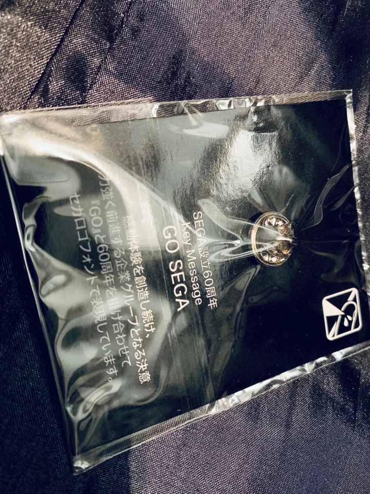 SEGA GO 60th Anniversary Pin,New,Not for Sale - Image 3 of 3