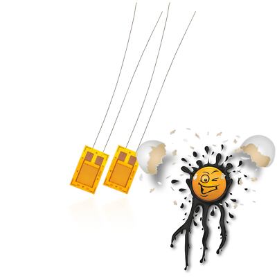 2 x BF120 Dehnungssensor Druck- Biege- Widerstand Sensor resistive strain gauge