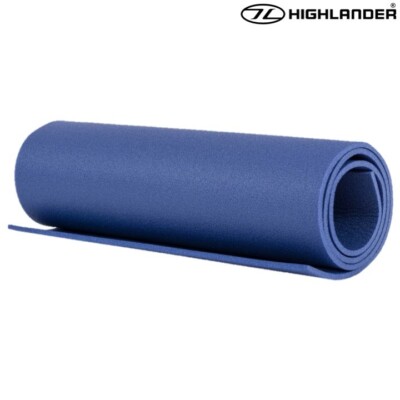 Highlander Compact ROLLMATTE WASSERDICHT 3 JAHRESZEITEN 7mm SCHLAFEN CAMPING SCHAUMSTOFF BETT