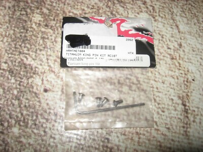 Vintage RC Racing Grade Hot Racing Associated RC18T Titanium King Pins (4) T004