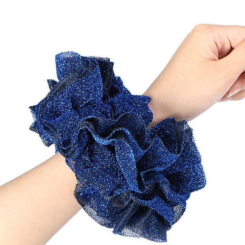 1x Volumising Scrunchie Gold Velvet Big Hair Tie Bun Clip Hijab Scarf Volumizer✔ - Picture 7 of 21