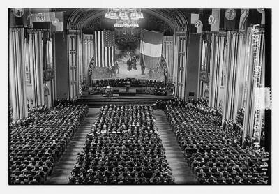 The Great Hall Shephard Hall At City College New York New York City Old Photo