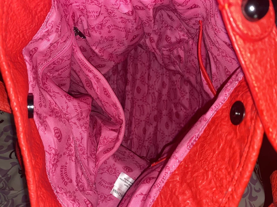 Disney Couture MICKEY MOUSE Bolso de Mano Tachonado Rojo Grande Estilo 8bit Foto 3 de 3