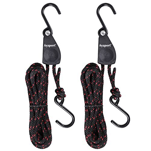 Rope Tie Down 14ft Ratchet Straps Bow And Stern Ratcheting T