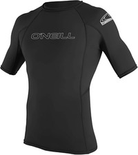 Men'S Basic Skins UPF 50 Short Sleeve Rash Guard
