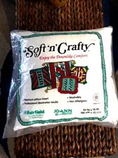 Joann Fabric Soft N Crafty Down feel 16x16 Premium Pillow insert NIP w Tags USA
