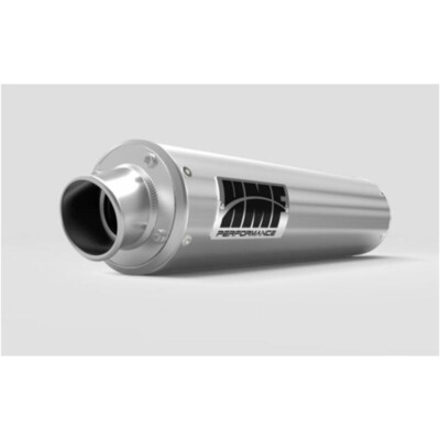 HMF Performance Series komplette Auspuffanlage - Gebürsteter Edelstahl Edelstahl