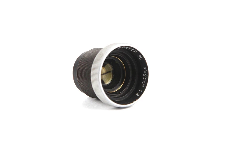 Lente soviética RRR JUPITER - 20 (F = 2,5 cm 1: 2) bloco de lentes URSS - Imagem 4 de 4