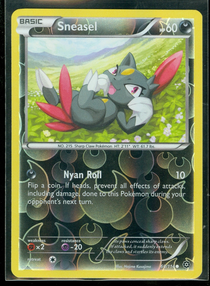 Pokemon SNEASEL 60/114 - XY Steam Siege - Rev Holo - MINT