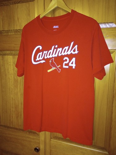 St Louis Cardinals Ankiel 24 T-Shirt Size Medium print front and back CSA Cotton - Picture 16 of 18