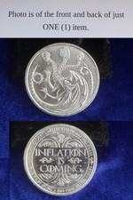 Inflation Is Coming Unleash The Beast 1 Troy Oz .999 Fine Silver Round 241155 95.00 per troy oz
