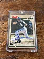 Mike Cameron IP Signed 1st Bowman Card JSA Coa Autographed White Sox