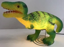 Dino Dinosaur T Rex Melted Popcorn Light Desk Lamp Night Light ~ Works