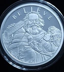 2024 - 1oz .999 Silver Proof. KARL MARX  SILVER SHIELD Wth Coa N Box