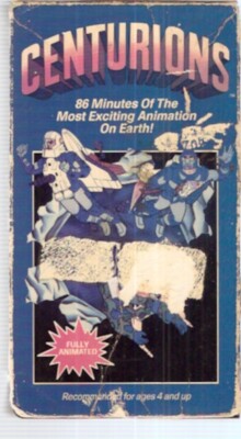 Centurions ( VHS ) Rare 80s Sci Fi Cartoon : 4 Episodes