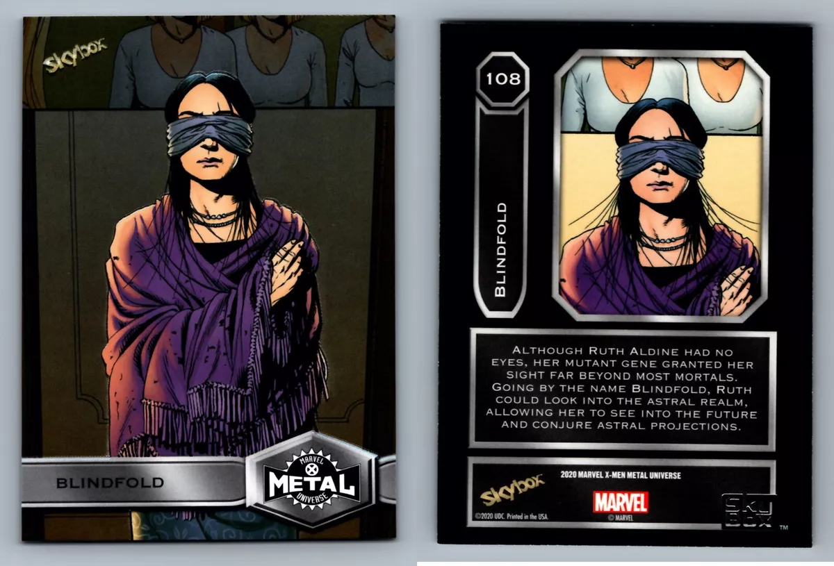 BLINDFOLD #108 - 2020 Marvel X-Men Metal Universe Black Epack Exclusive