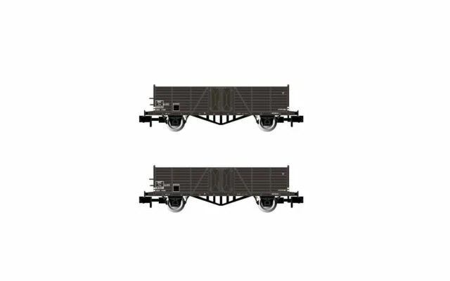 Arnold HN6491 Wagon Tombereau SNCF - Noir, Pack de 2