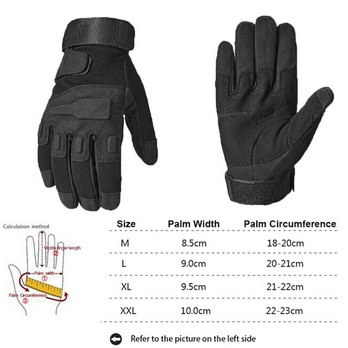 Tactical Full Finger Gloves Army Military Hunting Combat Shooting for Men Women - Picture 9 of 12