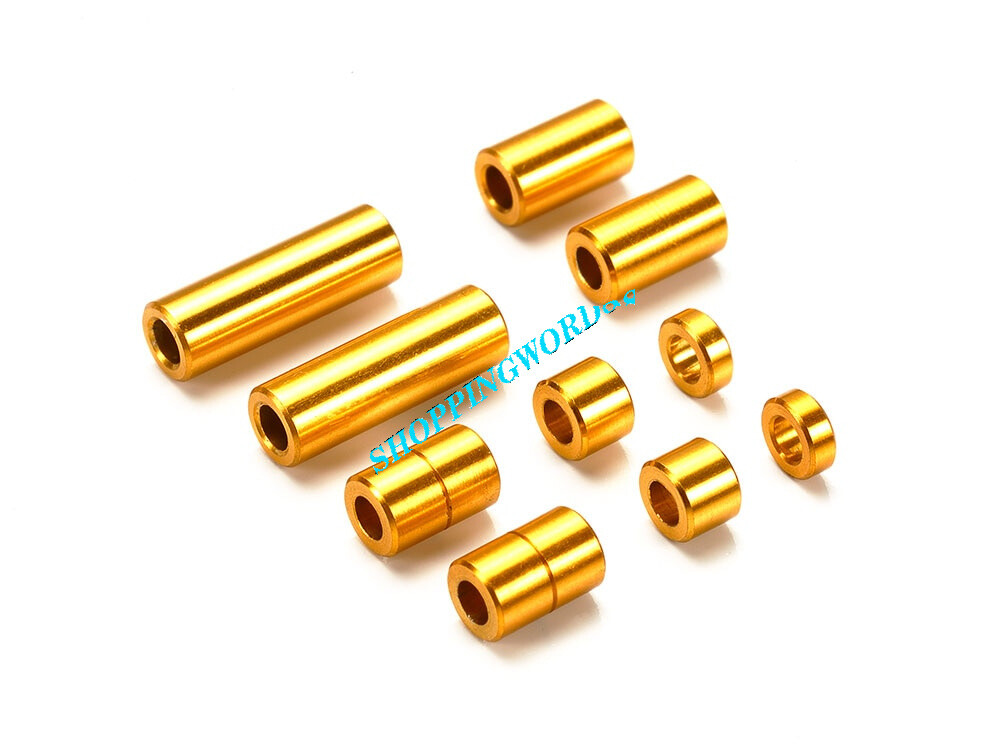 Tamiya 95442 Aluminum spacer set (12 pieces each of 6/7.6/3/1/5.2