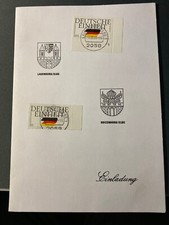 Einladung Deutsche Einheit 1990 Lauenburg - Boizenburg