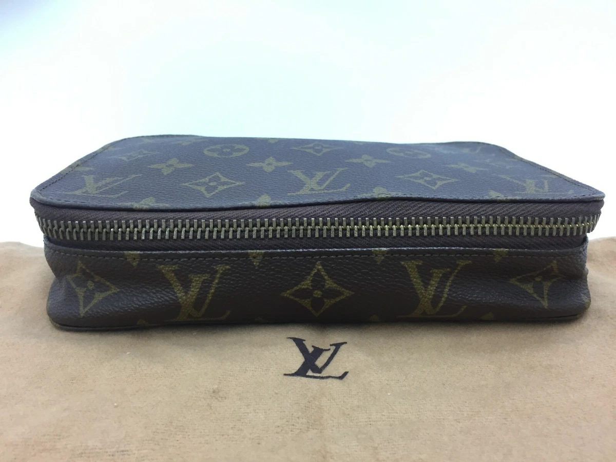 Auth Louis Vuitton Monogram Monte Carlo Jewelry Case box vintage 0E120110n