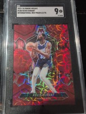 2023 Panini Mosaic Kevin Durant International Red Prizm #180 /75 SGC 9
