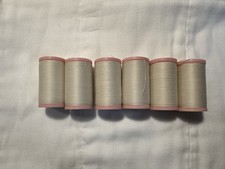 Coats Clark Hand Quilting Thread - 100 Cotton - 350 Yds Ivory - New - Lot 101