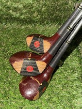 PowerBilt Perma Seal Vintage Woods Set Steel Shaft Golf Clubs Collection