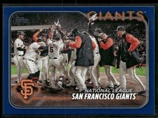 2024 Topps #453 San Francisco Giants Royal Blue