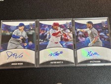 Topps 2023 MLB Autograph Card Set - Jordan Lyles Tyler Seddon III Kyle McGowan