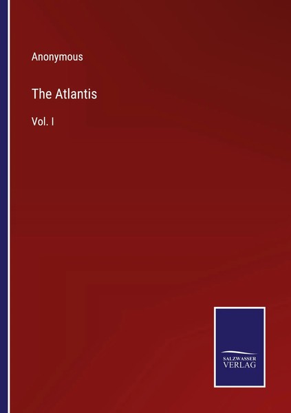 The Atlantis Vol. I Anonymous Taschenbuch Kartoniert / Broschiert Englisch 2023-image