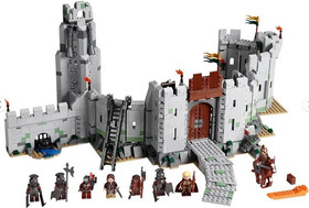 Custom Lego LOTR Battle of Helm Deep Castle Tower 1368Pcs W/ 8 Figures DES BELOW
