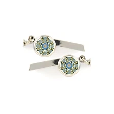 Floral Safety Whistle Keychain